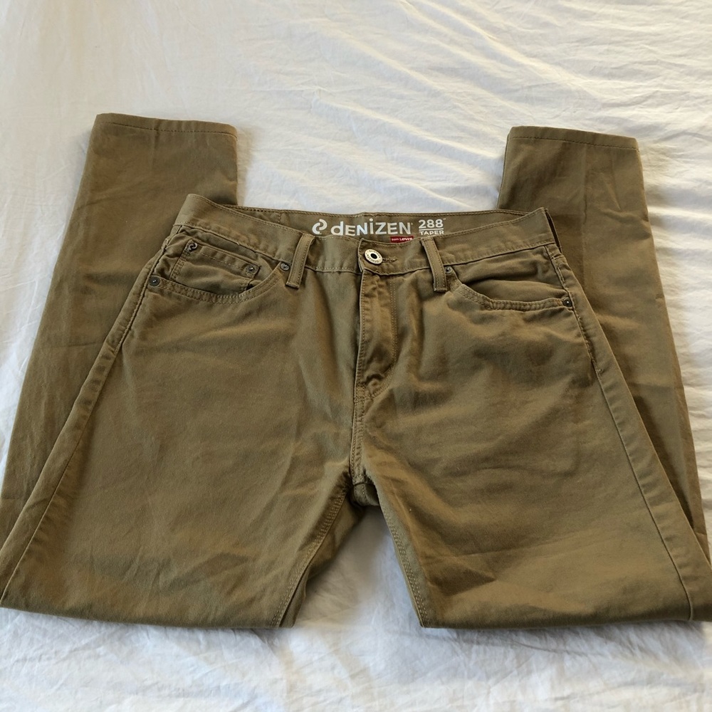 Denizen Levi Jeans 288 Dark Khaki 30 x 32